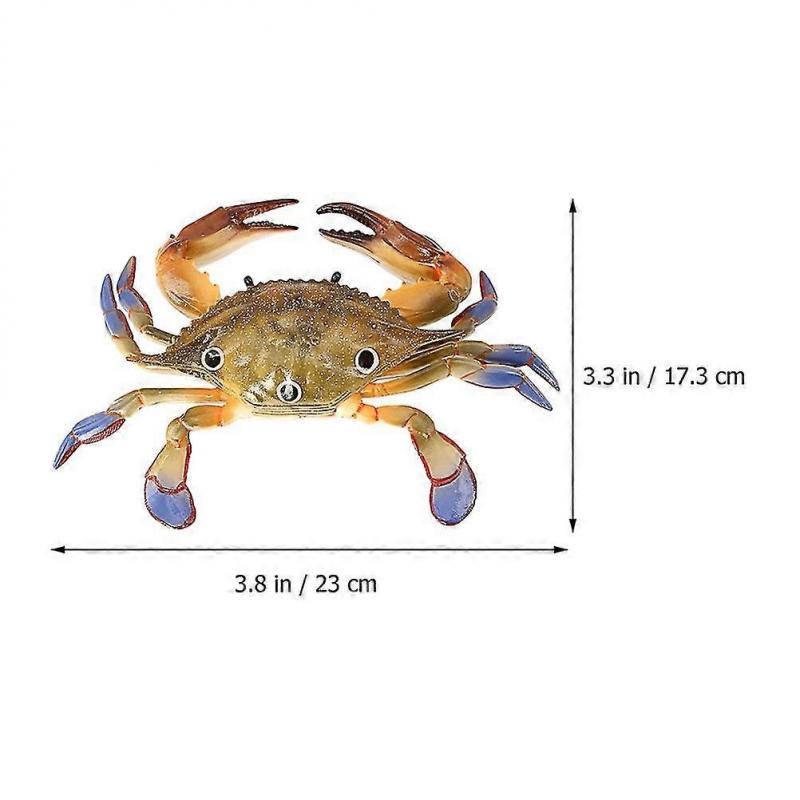 2pcs Artificial Crabs Toys Fake Crabs Models Lovely Imitation Crabs Playthings/YY
