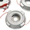 Universeller Trimmerkopf Aluminiumlegierung Nylonbürste Mähkopf Bump Spool Grasbürstenschneider Rasenmäher Garten Haus Schneiden