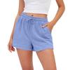 Women Drawstring Waist Casual Shorts with Elastic Soft Fabric Relaxed Lounge Bottoms for Summer Daily Wear