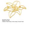 Women Brooch Smooth Edges Hollow Flower Design Lapel Pin Non-Slip Buckle Scarf Badge Clothing Bags Accessories