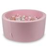 Dry Pool Powder Pink 90X40 With 300 Balls: Transparent, White, Pearlescent, Light Pink, Rose Gold