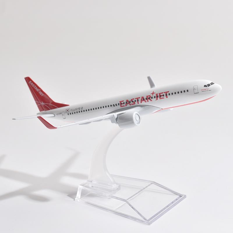 Jason Tutu 16cm Korea Eastarjet Model Airplane Diecast Metal 1/400 Scale Planes