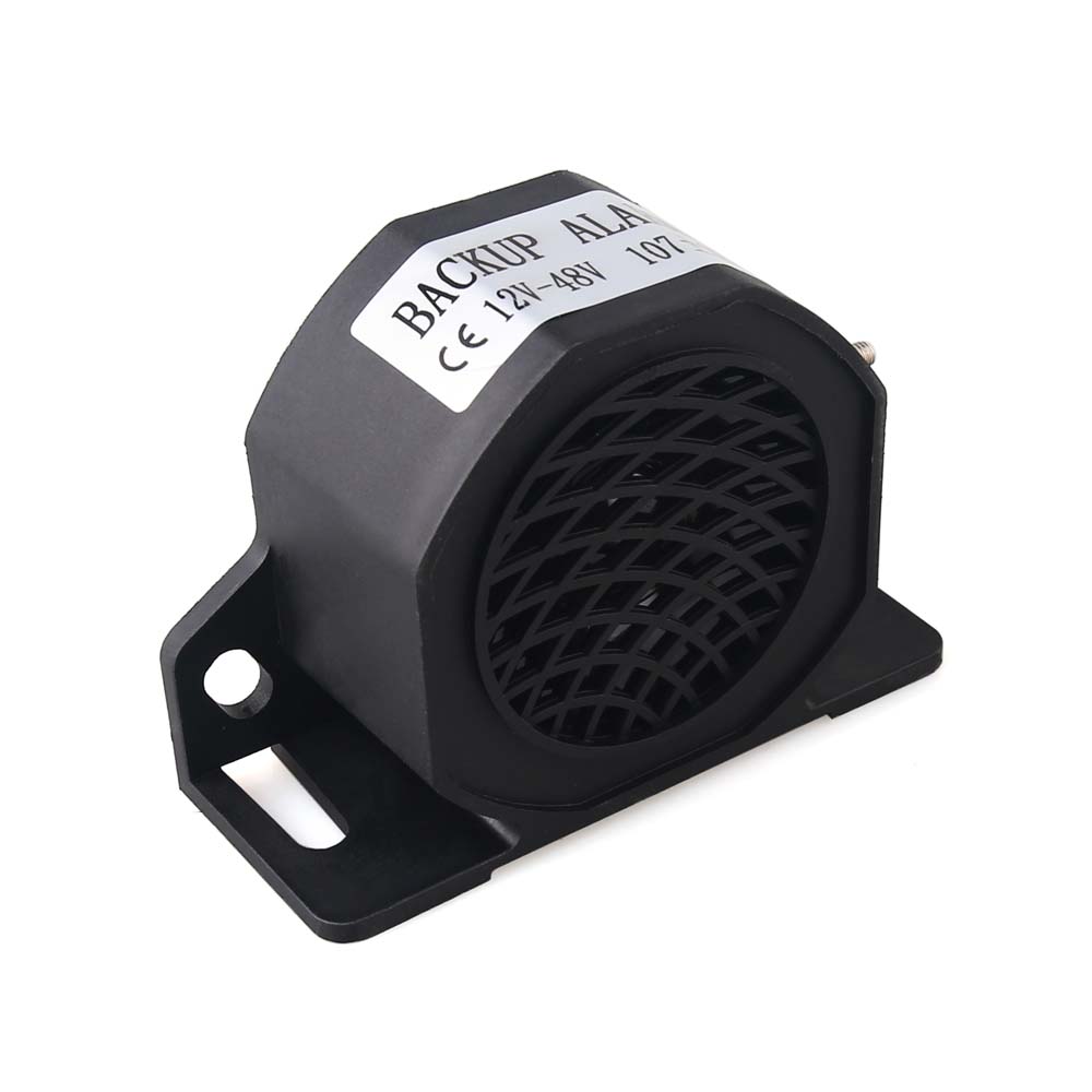 12-48V Sound Warning Alarm 107dB Reversing Horn IPX6 Waterproof Backup Truck Alarm for Vehicle Reversing Reminder 12-48v