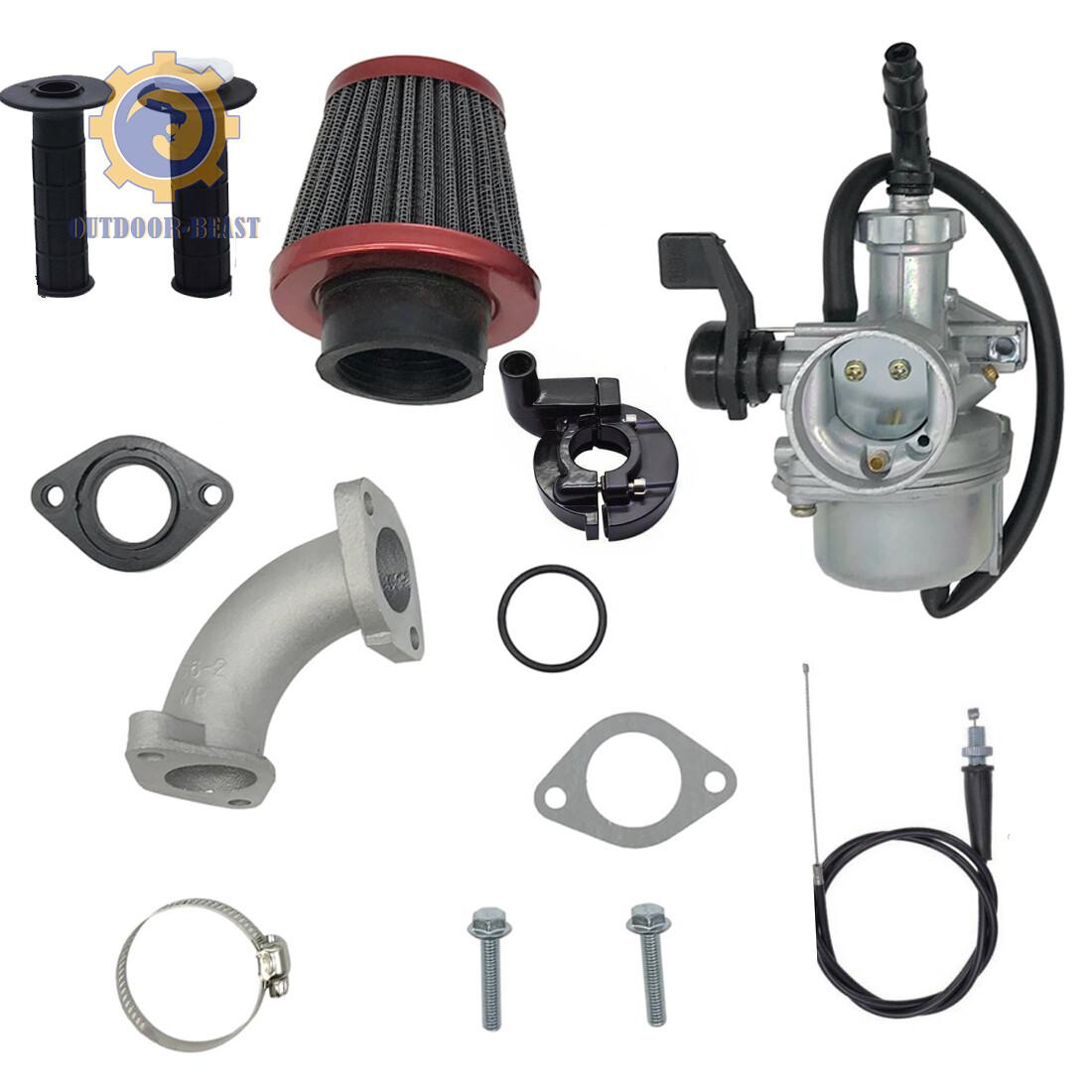 For Honda CRF70F 2004-12 XR70R 1998-03 Carburetor Intake Manifold & Air Filter