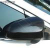 2pc Carbon Fiber Color Rearview Mirrors Cover Fit for Toyota Camry 2012 2013 2014 2015 2016 2017