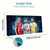 Football Superstars Group Portrait Large Gaming Mouse Pad Non Slip Extended Desk Mat For Keyboard Laptop Gamer Table Decor