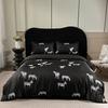 Faux Silk 3D Butterlies Zebra Horses Duvet Cover Set Without Sheet King Queen Double Full Twin Single Size Bed Linen Set