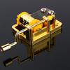 18 Tones Hand Cranked Music Box Mechanical Musical Movement Part Christmas Party