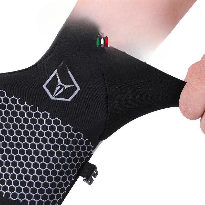 Autumn and Winter Riding Gloves Men's Windproof Waterproof Plus Velvet Cold Proof and Anti Slip Touch Screen Motorcycle Outdoor Warm Gloves
