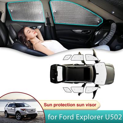 Car Sun Shade For Ford Explorer U502 MK5 2011 2012 2013 2014 2015 2016 2017 2018 Car Accessories Sunshade Windshield Window