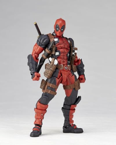 Kaiyodo Revoltech Amazing Yamaguchi Deadpool Ver. 2.5, Approximately 170mm Tall, Non-scale PVC & ABS Painted Action Figure