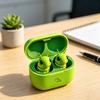 Cute Animal Shaped Bluetooth-compatible Earbuds 3D Frog Eagle Zebra Wolf Lion Animal Wireless Earbuds with Charging Case for Teens Adults