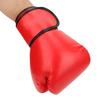 Professional PU Leather Sparring Gloves Breathable Sanda Sparring Sandbag Mitts Training EquipmentRed