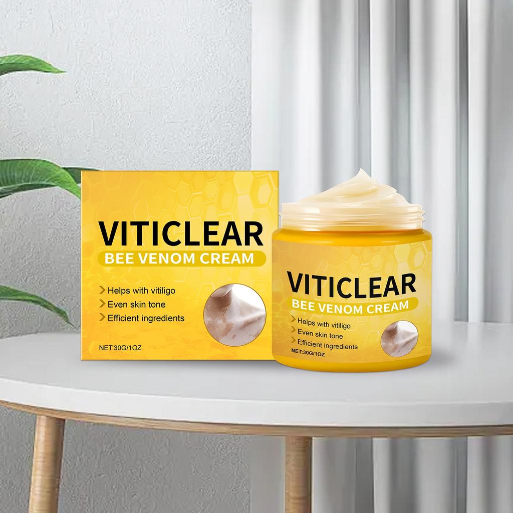 Crema Idratante e per Api, Uniforma il Tono della Pelle, Crema per la Pelle con Vitiligine, Crema per la Cura della Pelle