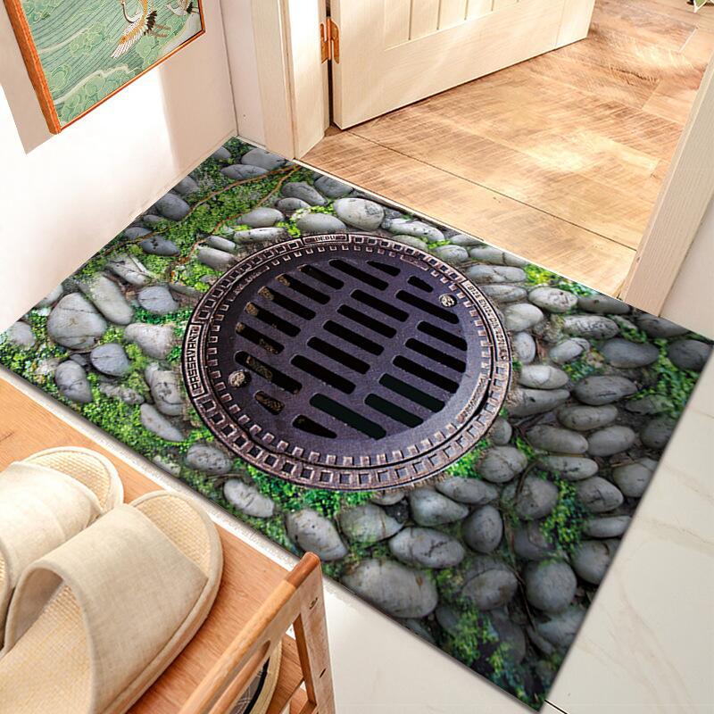 3D Optical Illusion Vortex Carpet - Bedroom & Living Room Floor Mat