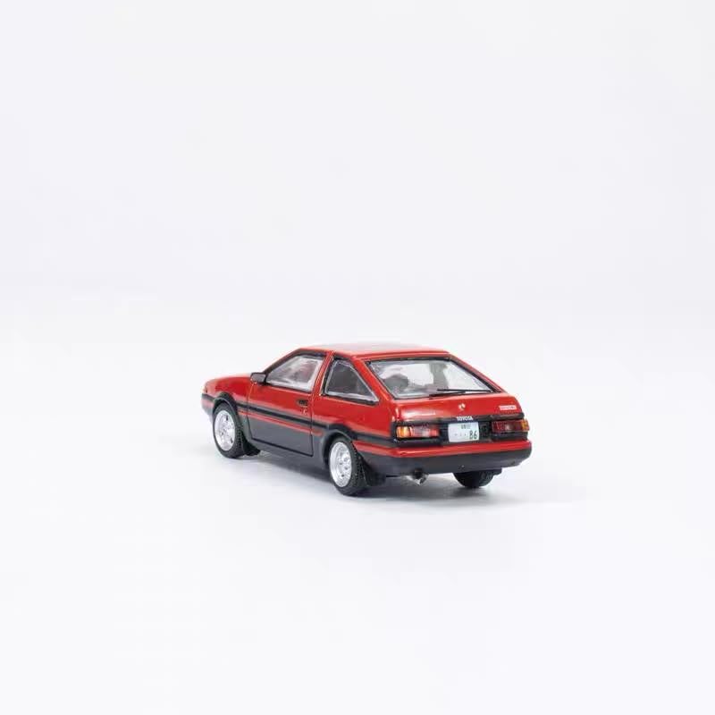 Tarmac Works COROLLA TRUENO AE86 Toyota Corolla Trueno Red 1/64