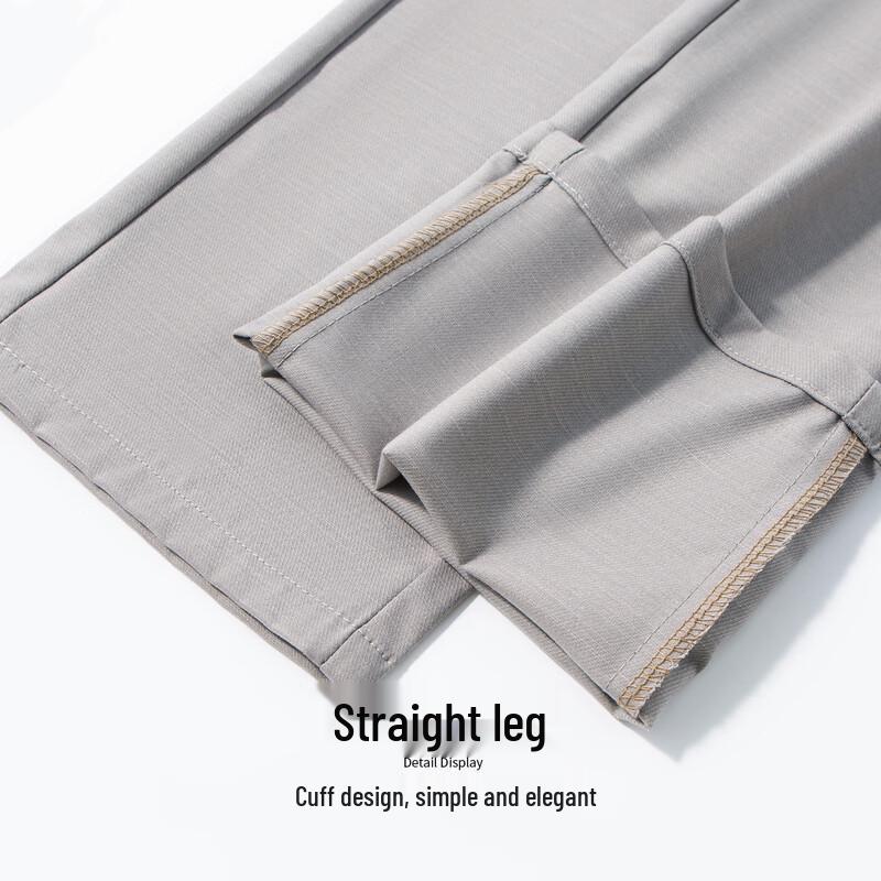 Hodo Men's Linen Tencel Straight-Leg Casual Pants