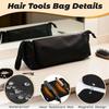 Foldable Magnetic Curler Storage Bag Large Capacity Curling Iron Carrying Case  Travel Use
