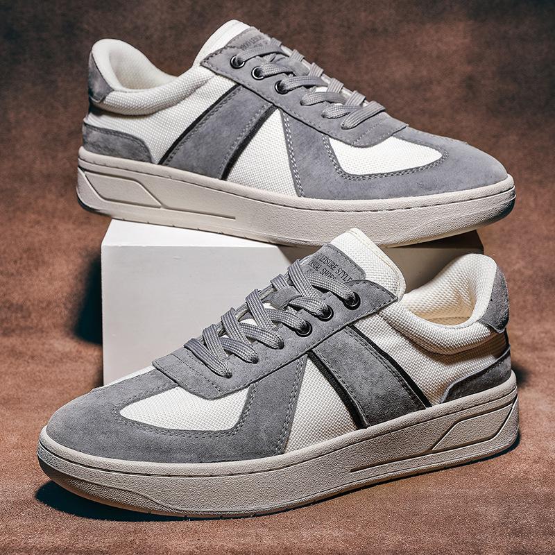The First Layer of Pigskin, the New German Training Shoes, Men's Breathable Buneli Board Shoes, Men's Casual Single Shoes, Sports Shoes