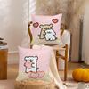 Line Dog M-maltese Pillow Case Suitable For Bedrooms Living Rooms Cars Home Decoration
