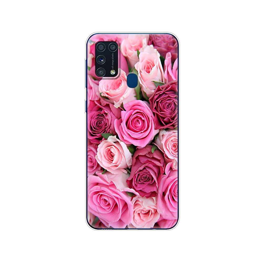 Pentru Samsung M31 Husa 6.4" Husa din silicon moale Tpu pentru Samsung Galaxy M31 M 31 SM-M315FZBVSER m315 Funda pentru bara din spate a telefonului