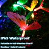 Solar String Lights 12 LED Color Butterfly Fairy Lights Waterproof 2 Modes Holiday Lights Outdoor Garden Yard Party Decoration