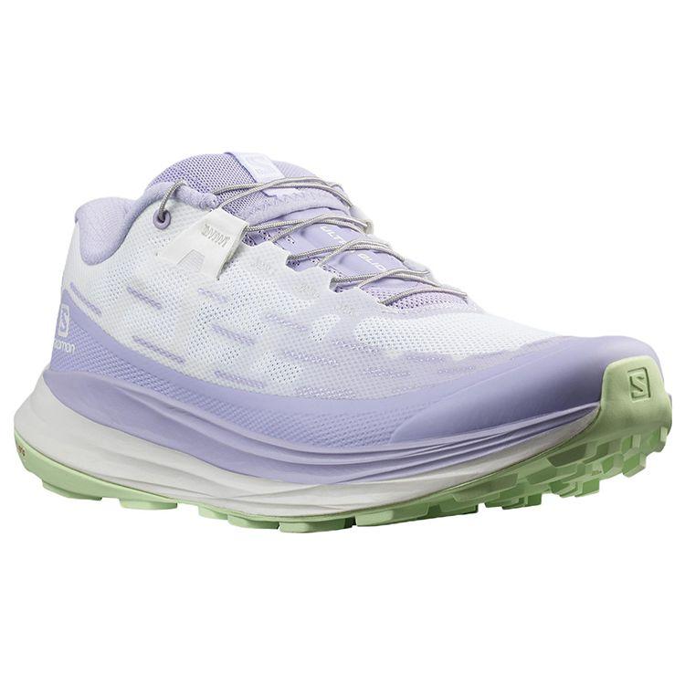 Salomon Ultra Glide 2 Outdoor Fabric Shock Absorbing Durable Low Top Trail Running Shoes Women sneaker Light-Purple 415538