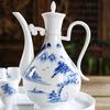 Ceramic Wine Set: Wine Pot, Decanter, Jar, and White Wine Cup (1 Jin Capacity)