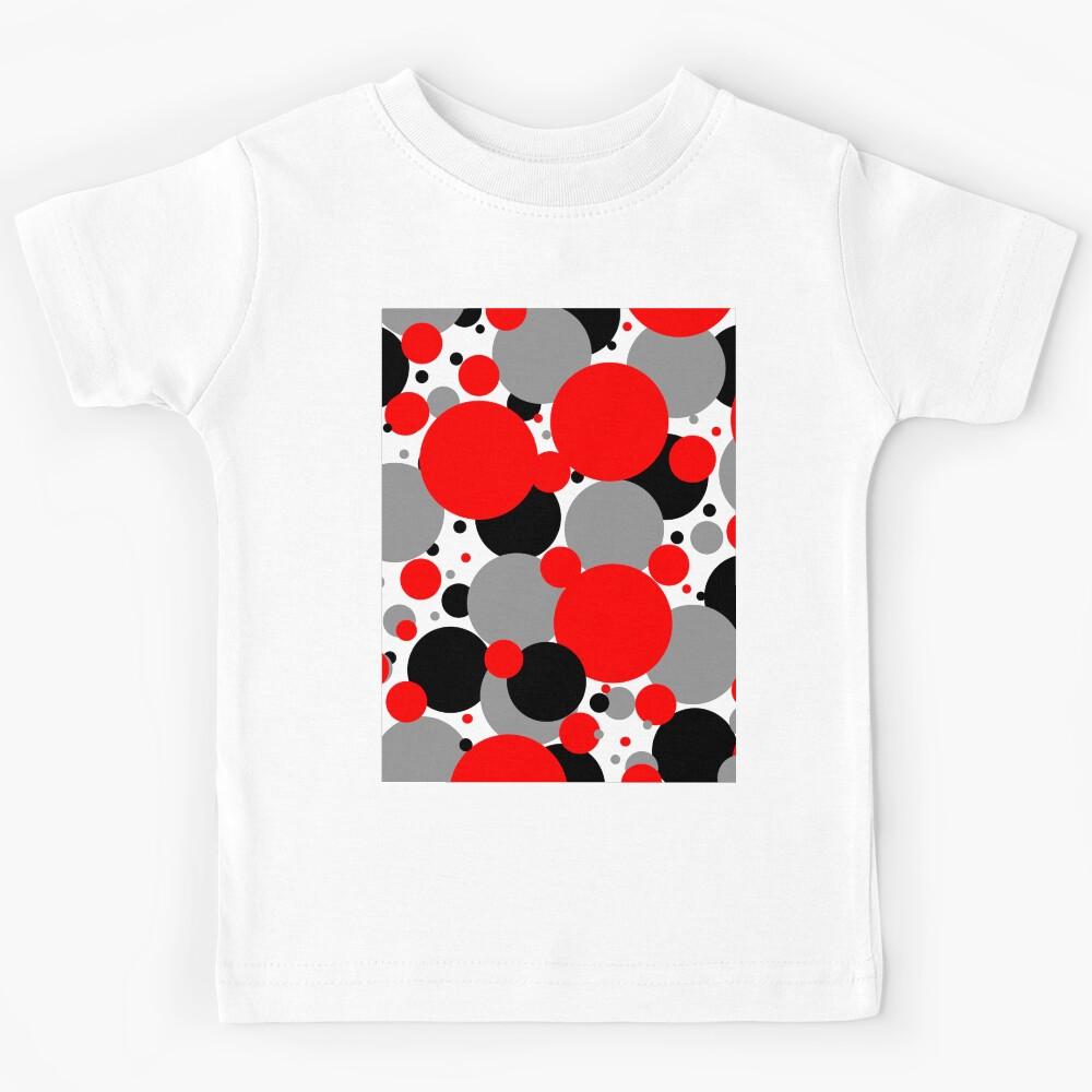 Red Polka Dots Kids T-Shirt 160