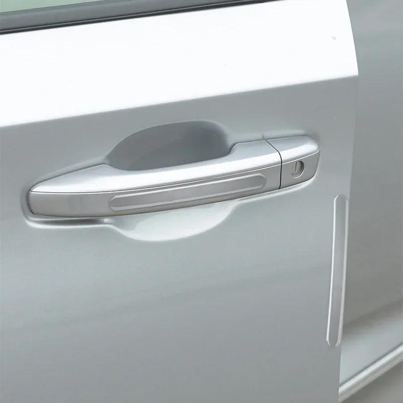 Bumper Scuff Plate BarRearview Mirror Anti-collision Protector Sticker Car Door Edge Transparent Anti Scratch Protection Strips