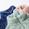 White Double-Sided Thickened Fleece Hoodie Jacket for Spring, Autumn, and Winter