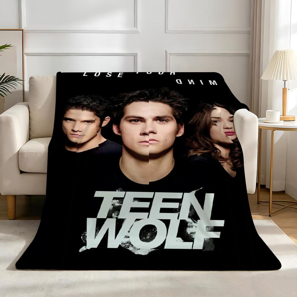 Film T-Teen W-Wolf Werfen Hochdichte Kurze Plüschdecke Weich Hautfreundlich für Sofa Nickerchen Klimatisierten Raum