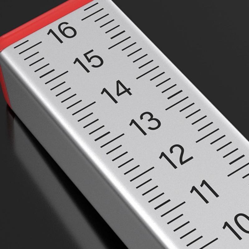 0-160Mm Aluminum Alloy Tile Leveling Ruler High Precision Horizontal Bubble Ruler Adjustable Engineers Measuring Tool