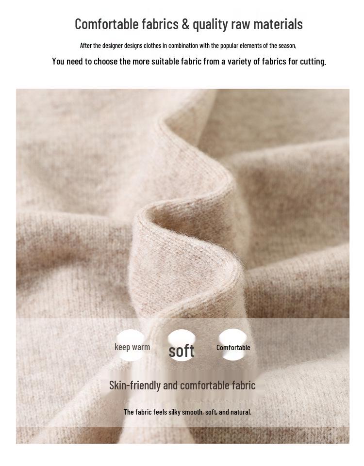 Women's Pure Wool Embroidered Cardigan - Round Neck, Button-Up Knitwear for Autumn/Winter