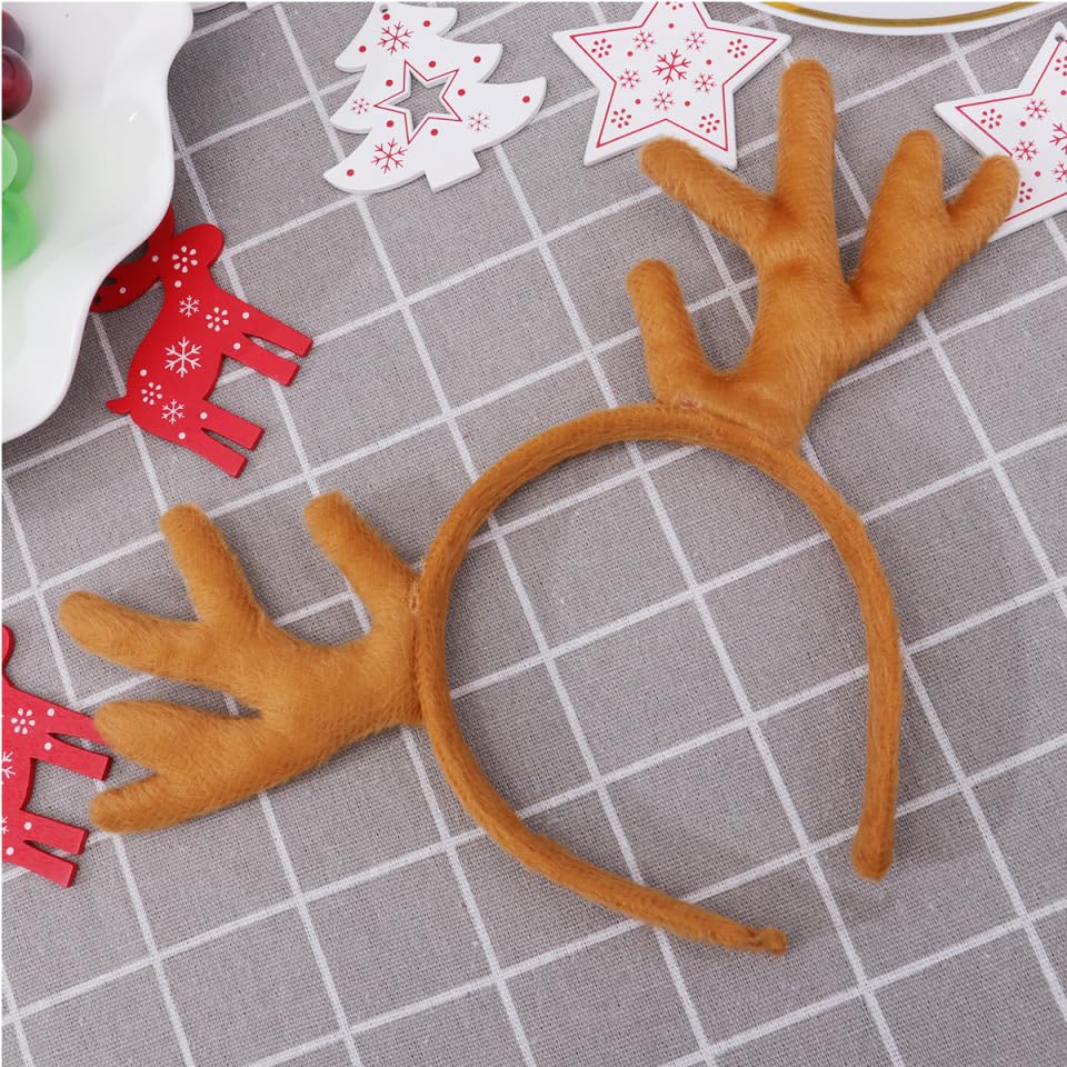 Toddmomy Reindeer Antler Headband, Unisex Hair Accessory, Cosplay Prop, Party, Christmas Hair Ornament, Costume Accessory