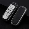 Baojun Car Key Case: 730, 200E100, 560, 530, 630 Leather Pattern Protective Shell with Buckle for Women