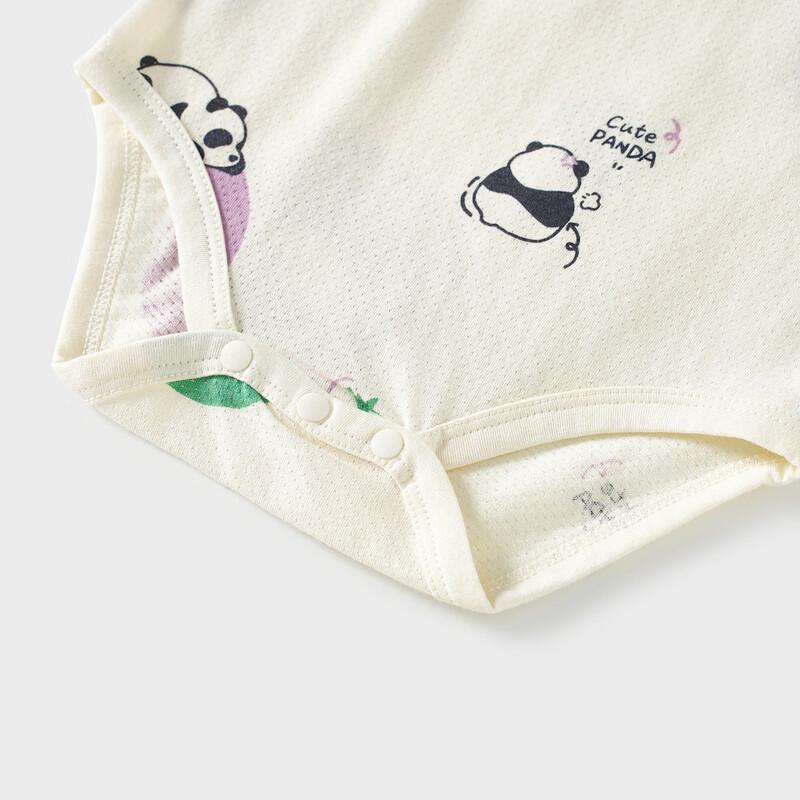 Tongtai Baby Sleeveless Jacquard Mesh Bodysuit