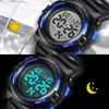 Kids Watch for Boys 6-15 Years Old, Digital Sport Outdoor Multifunctional Chronograph LED 50M Waterproof Alarm Calendar Analog Watch