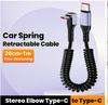 90° Dual-Elbow Fast Charging Cable for Mobile Gaming - Compatible with Apple, Type-C, and Android Devices