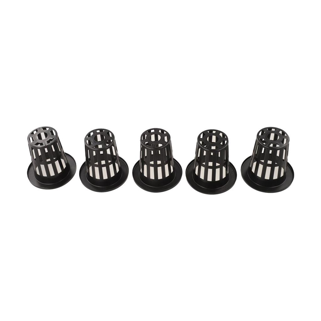 Pack of 25 Plastic Pot Net Cups for Garden Use Suitable for Aeroponic Cloning Machines and Plant Basket Applications
