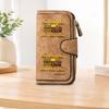 Construction Worker's Large Zipper Wallet, Large Capacity Card Holder, Unisex Clutch Bag, Fashionable Zipper Coin Purse, Suitable for Daily Use, A
