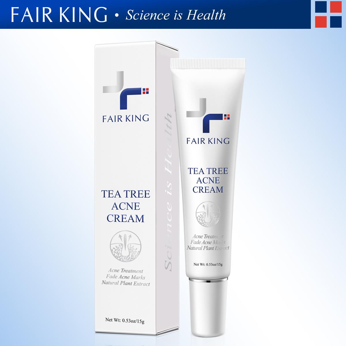 

FAIRKING Крем от акне с чайным деревом Контроль жирности Акне Сужение пор Восстановление кожи Увлажнение 15 г 1pcs