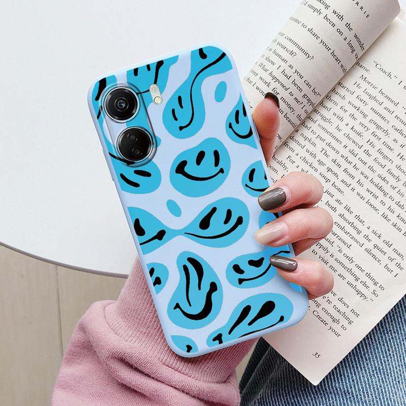 For Poco C65 Phone Case Silicone Soft TPU Protective Soft Cat Coque Para Fundas For Xiaomi Poco C65 Capa Little Dinosaur Shell