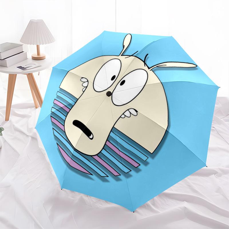 Rocko2pattern, automatic folding umbrella, portable and foldable design, 8 ribs, a Christmas or birthday gift.