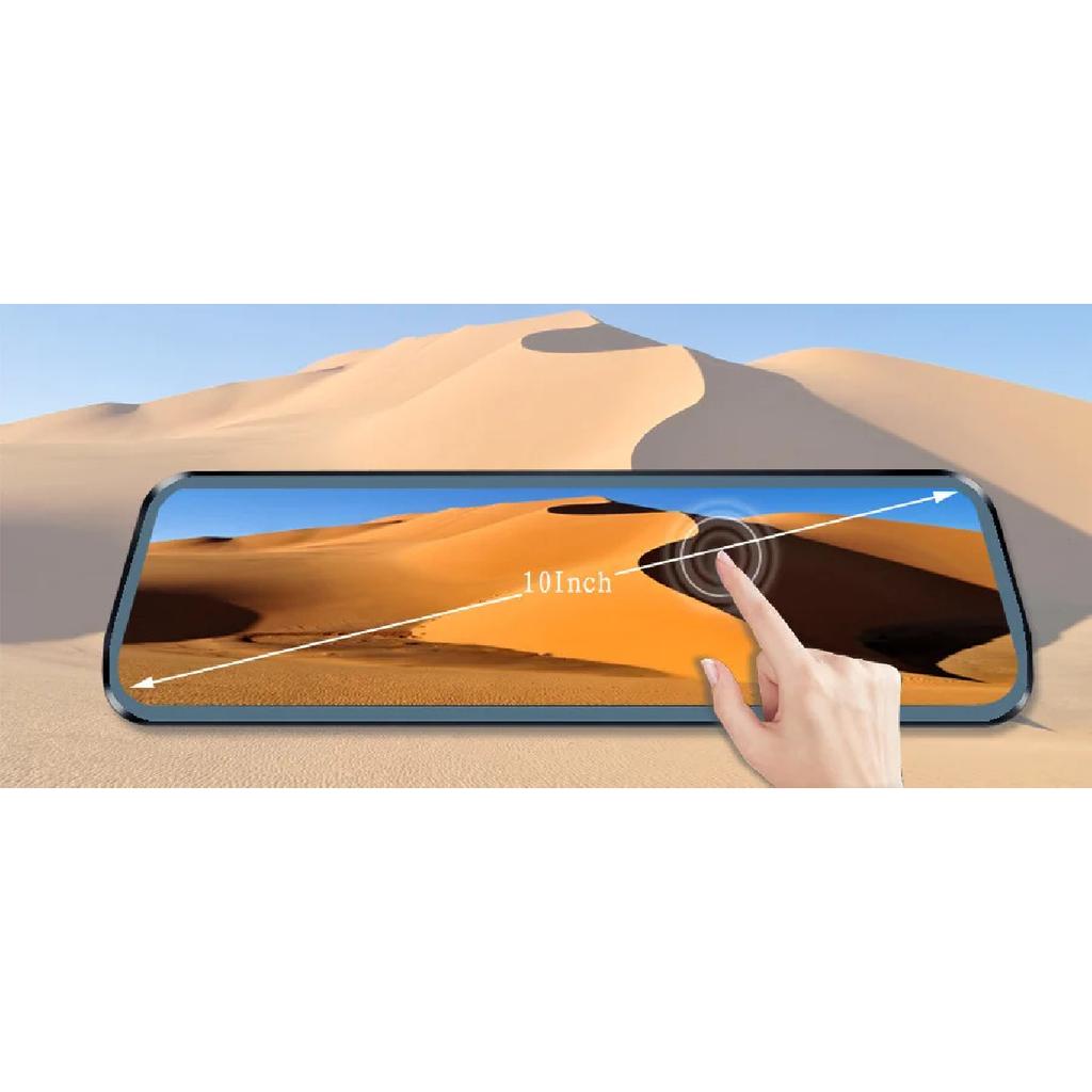 Mirror Camera for Car Touch Screen Video Recorder Rearview mirror Dash Cam Front and Rear Camera Mirror DVR Black Box