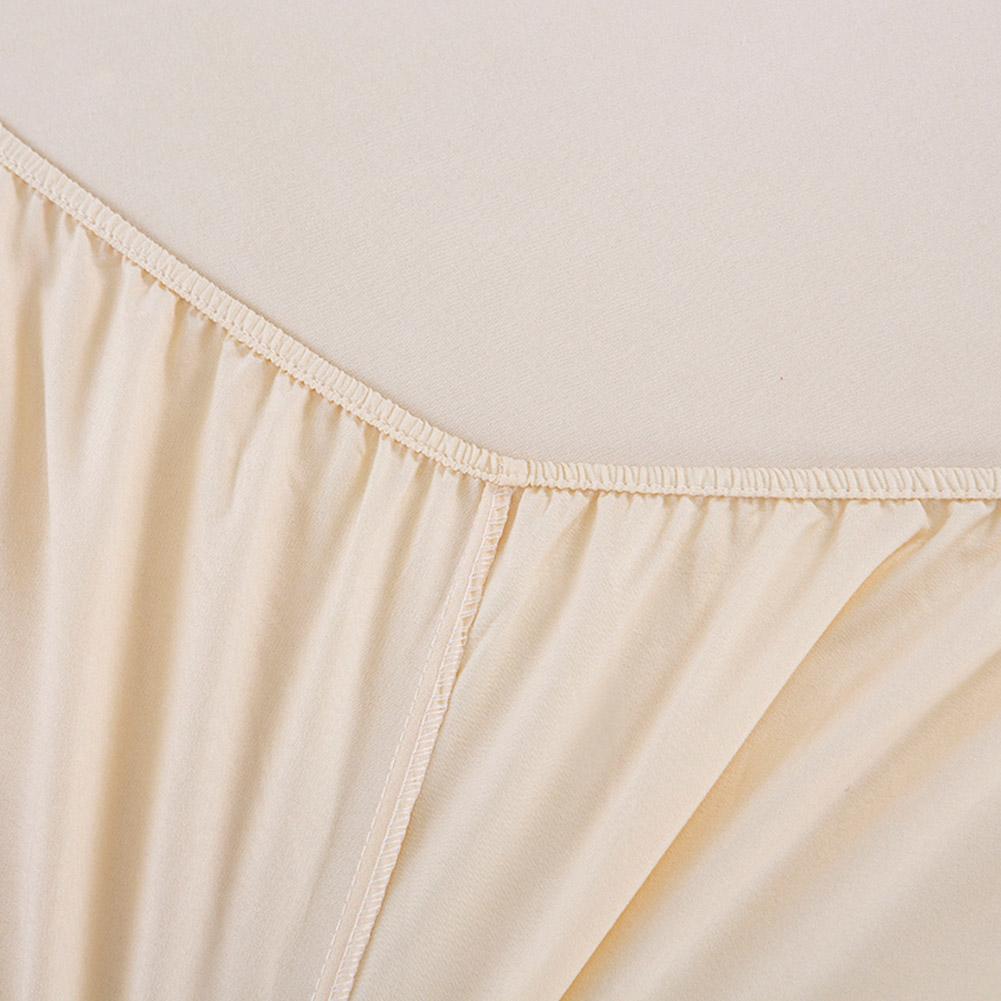 Dustproof Brushed Microfiber Fitted Sheet Bedding Yellow 180*200+30cm