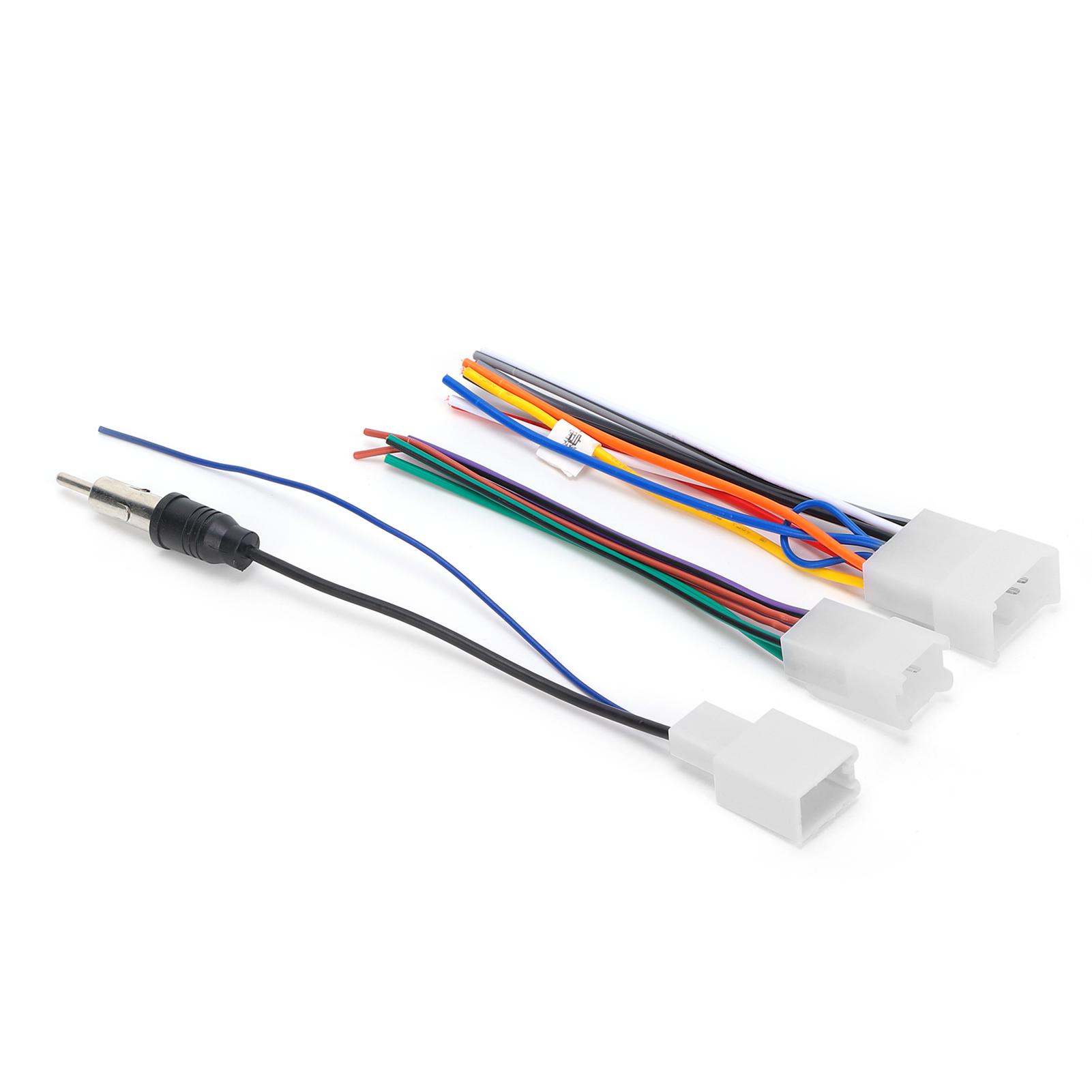 Stereo Radio Wiring Harness Antenna Adapter Kit Replacement for Celica 1987‑2005 Copper wire
