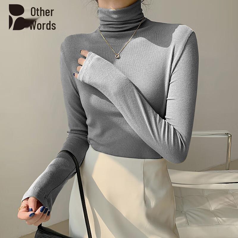 Women s Ribbed High-Neck Long-Sleeve Base Shirt 2XL