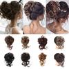 Messy Bun Wig Hair Tie Elastic Fluffy Natural Silky High Temperature Fiber Hair Extension Women Girls Tousled Updo Faux Hairs Hairpiece