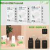 150W Multi-port Fast Charger: 4 USB + 2 PD Ports for EU, US, UK - 5V/2.4A